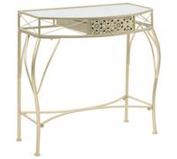 Berkfield Side Table French Style Metal 82X39X76 Cm Gold