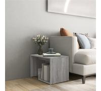 Berkfield Side Table Grey Sonoma 59X36X38 Cm Engineered Wood