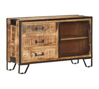 Berkfield Sideboard 100X31X60 Cm Solid Rough Mango Wood