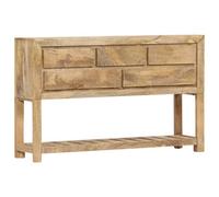 Berkfield Sideboard 120X30X75 Cm Solid Mango Wood