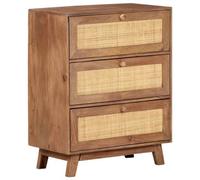 Berkfield Sideboard 61X35X76 Cm Solid Mango Wood