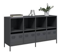 Berkfield Sideboard Anthracite 135X39X73.5 Cm Cold-Rolled Steel