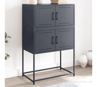 Berkfield Sideboard Anthracite 68.5X38.5X107 Cm Steel