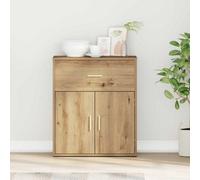 Berkfield Sideboard Artisan Oak 60 X 31 X 70 Cm Engineered Wood