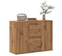Berkfield Sideboard Artisan Oak 88X30X64 Cm Engineered Wood