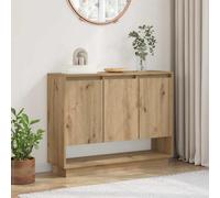 Berkfield Sideboard Artisan Oak 97 X 29 X 75 Cm Engineered Wood