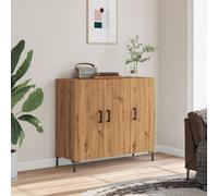 Berkfield Sideboard Artisian Oak 90X34X80 Cm Engineered Wood