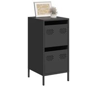 Berkfield Sideboard Black 35X39X73.5 Cm Cold-Rolled Steel