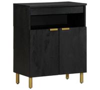 Berkfield Sideboard Black 60X33X75 Cm Engineered Wood