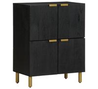 Berkfield Sideboard Black 60X33X75 Cm Engineered Wood