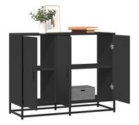 Berkfield Sideboard Black 94X35X76 Cm Engineered Wood