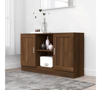 Berkfield Sideboard Brown Oak 120X30.5X70 Cm Engineered Wood