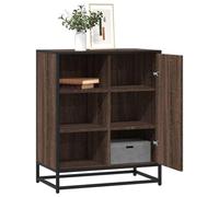 Berkfield Sideboard Brown Oak 62X35X76 Cm Engineered Wood