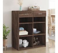 Berkfield Sideboard Brown Oak 80X42.5X93 Cm Engineered Wood