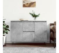 Berkfield Sideboard Concrete Grey 104X35X70 Cm Engineered Wood