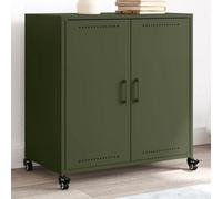Berkfield Sideboard Olive Green 68.5X39X72 Cm Steel