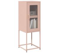 Berkfield Sideboard Pink 36X39X107 Cm Cold-Rolled Steel