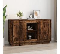 Berkfield Sideboard Smoked Oak 102X35X60 Cm Engineered Wood