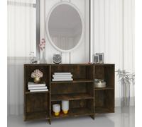 Berkfield Sideboard Smoked Oak 120X30X75 Cm Engineered Wood
