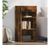 Berkfield Sideboard Smoked Oak 45X42.5X93 Cm Engineered Wood
