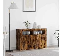 Berkfield Sideboard Smoked Oak Engineered Wood 116 X 30 X 75 Cm
