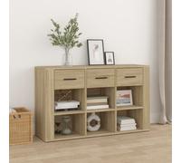 Berkfield Sideboard Sonoma Oak 100X30X59.5 Cm Engineered Wood