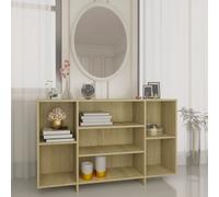 Berkfield Sideboard Sonoma Oak 120X30X75 Cm Engineered Wood