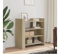 Berkfield Sideboard Sonoma Oak 73.5X35X75 Cm Engineered Wood