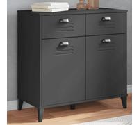 Berkfield Sideboard Viken Anthracite Grey 80X40X80 Cm Engineered Wood