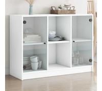 Berkfield Sideboard White 102X37X75.5 Cm Engineered Wood