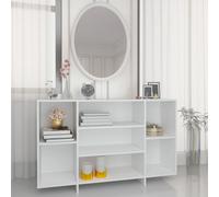 Berkfield Sideboard White 120X30X75 Cm Engineered Wood