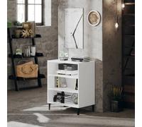 Berkfield Sideboard White 57X35X70 Cm Engineered Wood