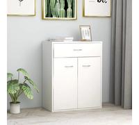 Berkfield Sideboard White 60X30X75 Cm Engineered Wood