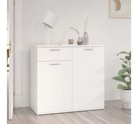 Berkfield Sideboard White 80X36X75 Cm Engineered Wood