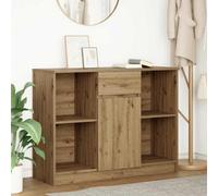 Berkfield Sideboard With Drawer Artisan Oak 101X35X76 Cm Engineered Wood