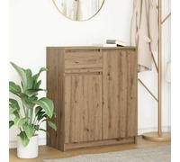 Berkfield Sideboard With Drawer Artisan Oak 71X35X84 Cm Engineered Wood