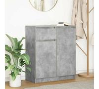 Berkfield Sideboard With Drawer Concrete Grey 71X35X84 Cm Engineered Wood