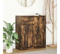 Berkfield Sideboard With Drawer Smoked Oak 71X35X84 Cm Engineered Wood