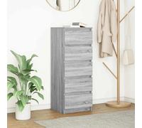 Berkfield Sideboard With Drawers Grey Sonoma 37.5X35X99 Cm Engineered Wood