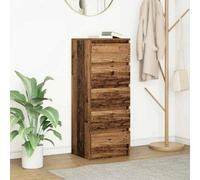 Berkfield Sideboard With Drawers Old Wood 37.5X35X99 Cm Engineered Wood