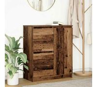 Berkfield Sideboard With Drawers Old Wood 71X35X84 Cm Engineered Wood
