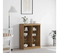 Berkfield Sideboard With Led Lights Artisan Oak 41X37X100 Cm