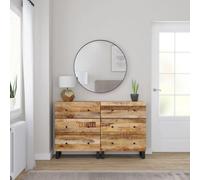 Berkfield Sideboards 2 Pcs 60X33X75 Cm Rough Mango Wood