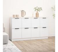 Berkfield Sideboards 2 Pcs White 60X30X70 Cm Engineered Wood