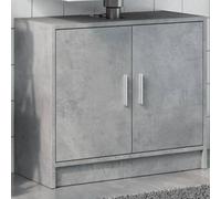 Berkfield Sink Cabinet Concrete Grey 63X29X55 Cm Engineered Wood