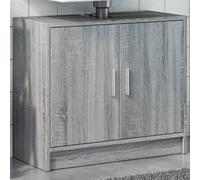 Berkfield Sink Cabinet Grey Sonoma 63X29X55 Cm Engineered Wood