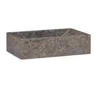 Berkfield Sink Grey 45X30X12 Cm Marble