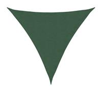 Berkfield Sleek Sunshade Sail Oxford Fabric Triangular 6X6X6 M Dark Green