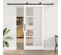 Berkfield Sliding Door With Hardware Set "orkdal" White 93X211 Cm