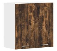Berkfield Smooth Hanging Cabinet Smoked Oak Engineered Wood